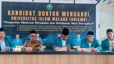 Kandidat Doktor Mengabdi UNISMA Gelar Dialog Moderasi Beragama di Kampung