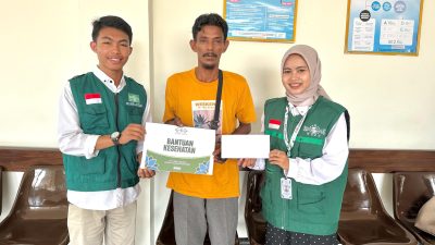 LAZISNU Kalbar Bantu Korban Kecelakaan