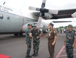 Pangdam XII/Tpr Sambut dan Dampingi Kunjungan Kerja Kasum TNI