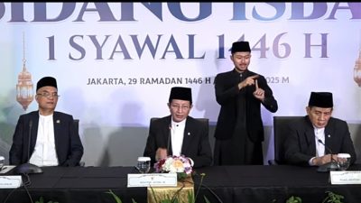 Kementerian Agama Tetapkan Hari Raya Idul Fitri pada 31 Maret 2025