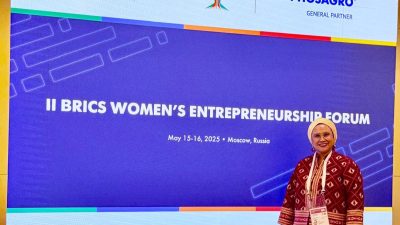 Ketua DPC IWAPI Kubu Raya, Fenty Noverita Hadiri Forum Internasional BRICS WBA di Rusia