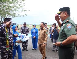 Pangdam XII/Tpr Sambut Kedatangan Pangkoarmada I