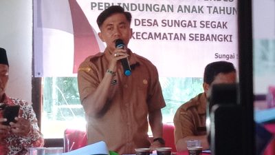 Kades Sungai Segak Soroti Tambang Ilegal Cemari Sungai