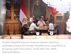 Prabowo Subianto Terima Telepon dari Presiden Republik Korea, Ada Apa?