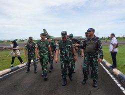 Kasdam XII/Tpr Sambut Kunjungan Kerja Pangkogabwilhan 1 di Kapuas Hulu