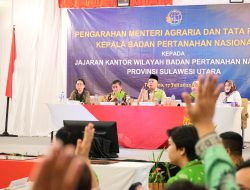 Hadapi Tiga Tantangan, Menteri ATR/BPN Nusron Wahid Sampaikan Penguatan Sistem dan SDM di Provinsi Sulut
