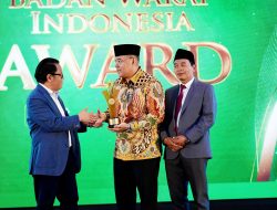 Kementerian ATR/BPN Raih Penghargaan Pendukung Percepatan Sertifikasi Tanah Wakaf oleh BWI Awards