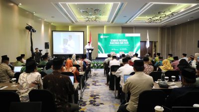 Jadi Pembicara di Rakernas BWI, Menteri Nusron Tegaskan Target Sertipikasi Wakaf hingga 2028