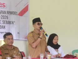 Musyawarah Desa Sungai Segak Berjalan Lancar, Kepala Desa Paparkan Program Pembangunan
