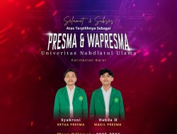 Sahroni-Nanda Resmi Terpilih Sebagai Ketua dan Wakil BEM UNU Kalbar Periode 2025–2026