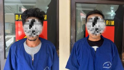 Tim Macan Reskrim Polsek Pontianak Selatan Tangkap Dua Pelaku Pencurian HP