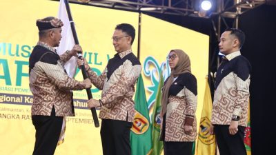 Edi Kamtono Dikukuhkan Jadi Ketua Komwil V APEKSI se-Kalimantan