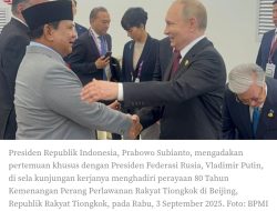 Presiden Prabowo Gelar Pertemuan Khusus dengan Presiden Rusia Vladimir Putin