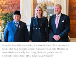 Presiden Prabowo Diterima Raja dan Ratu Belanda, Bahas Persahabatan Kedua Negara