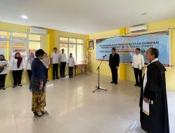 Kepala Kantah Kabupaten Landak Lantik Nanda Peni Butar Butar sebagai PPAT