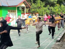 Senam Bersama Jalin Kekompakan Kantor Pertanahan Kabupaten Landak