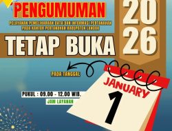 BPN Landak Tetap Berikan Layanan pada 1 Januari 2026