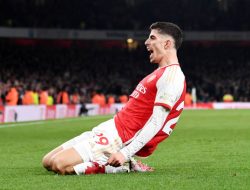 Arsenal Tumbangkan Brentford 2-0, The Gunners Perlebar Jarak dari Man City