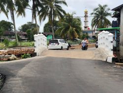 H. Munaji Apresiasi Pembangunan Jembatan Dharma Putra dan Pembangunan Turap untuk Kelancaran Akses dan Perekonomian Warga