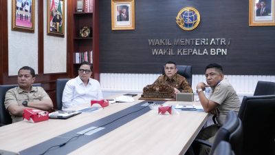 Wamen Ossy Paparkan Dukungan ATR/BPN dalam Rakor Percepatan Rehabilitasi dan Rekonstruksi Pascabencana di Sumatra