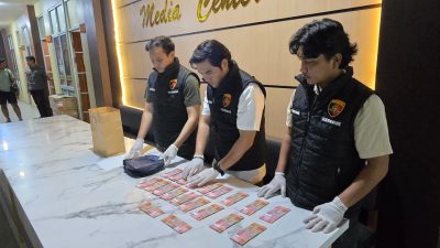 Reskrim Polresta Pontianak Ungkap Tindak Pidana Uang Palsu