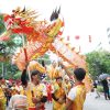 Naga dari Pontianak Pukau Penonton Parade Budaya Harmoni Imlek Nusantara