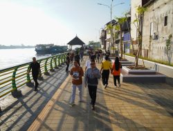 Pembangunan Waterfront Segmen Kamboja-H Mursyid Dilanjutkan