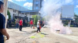 BRI BO Pontianak Gelar Sosialisasi dan Simulasi Pencegahan dan Penanganan Kebakaran