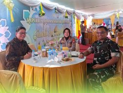 Kepala Kantah Kabupaten Landak Hadiri Halal Bihalal Kapolres Landak