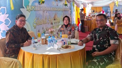 Kepala Kantah Kabupaten Landak Hadiri Halal Bihalal Kapolres Landak