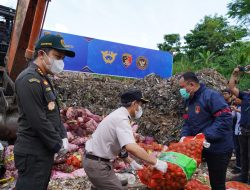 Barantin Musnahkan 62,9 Ton Pangan Tidak Layak Konsumsi