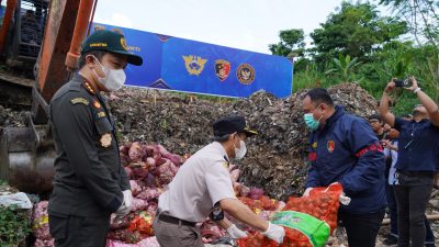 Barantin Musnahkan 62,9 Ton Pangan Tidak Layak Konsumsi