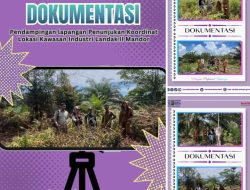 Kantah Kabupaten Landak Lakukan Pendampingan Lapangan Penunjukan Kordinat Lokasi