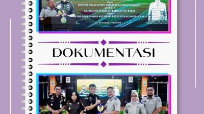 Kantah Kabupaten Landak Ikut Serta Penandatanganan pada Perjanjian Kerja Sama antara Kanwil BPN dengan Kejati Kalbar