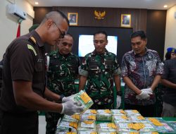 Gagalkan Peredaran Narkoba Skala Besar, Kodam XII/Tpr Amankan 21,4 Kg Sabu dan Serahkan WNA Malaysia ke BNNP Kalbar