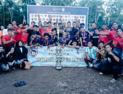 Turnamen Sepak Bola Rotan Cup 4 Berlangsung Meriah, Dara Muda FC Keluar Sebagai Juara
