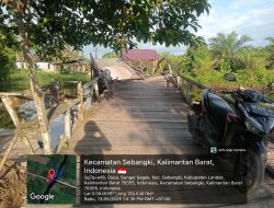 Jembatan Rusak di Desa Sungai Segak Belum Mendapat Perhatian Pemerintah
