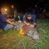 Buaya Muara Tersangkut Jaring Nelayan Berhasil Dievakuasi