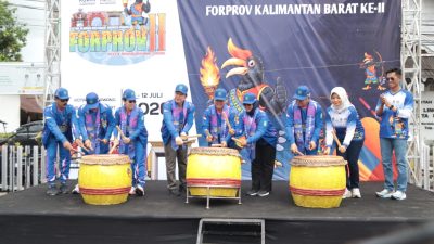 Gubernur Resmi Buka Festival Olahraga Masyarakat Provinsi Kalbar, Diikuti 3.100 Peserta