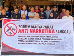 Deklarasi Komitmen Bersama, Forum Masyarakat Anti Narkotika Sanggau Perkuat Perang Melawan Narkotika