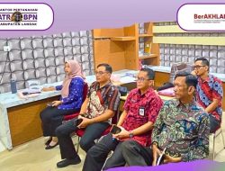 Kantor Pertanahan Kabupaten Landak Hadiri Zoom Metting Tentang Teknis Pengintegrasian LP2B