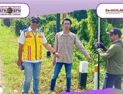 Kantor Pertanahan Kabupaten Landak bersama Dinas PU Provinsi Kalbar Lakukan Pemeriksaan Tanah Panitia A BMN