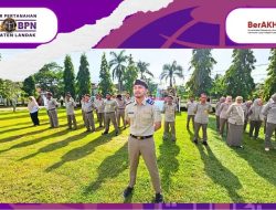 Kantah Kabupaten Landak Laksanakan Apel Penguatan Disiplin ASN