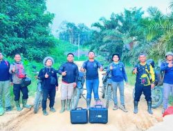Kantah Kabupaten Landak Bersama Polres Landak Lakukan Foto Udara