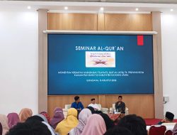 Seminar Al-Qur’an, Prof Ibrahim Tawarkan 7 Poin Implementasi Nilai Qur’ani untuk Gen Z