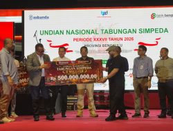 Nasabah Bank Kalbar Raih Hadiah Rp500 Juta pada Undian Nasional Tabungan Simpeda 2026