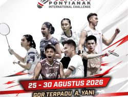 Jadwal Turnamen Bulutangkis Polytron Pontianak Internasional Challenge Hari Ini