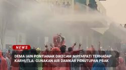 DEMA IAIN Pontianak Dikecam Nirempati Terhadap Karhutla: Gunakan Air Damkar Penutupan PBAK