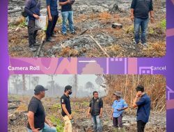 Kantah Kabupaten Landak Lakukan Peninjauan dan Pemotretan Udara Gunakan Drone di Lahan Terdampak Kebakaran