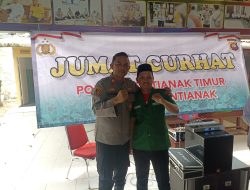 Jumat Curhat, Polsek Pontianak Timur Bersama MWCNU dan Banom NU Perkuat Sinergi Kamtibmas
